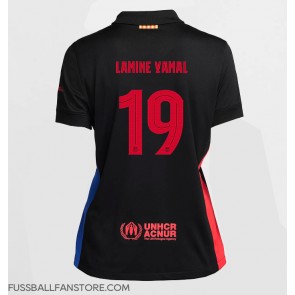 Barcelona Lamine Yamal #19 Replik Auswärtstrikot Damen 2024-25 Kurzarm